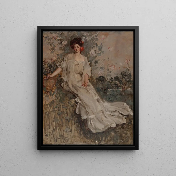 Charlotte Fairchild - Albert Beck Wenzell — kehystetty taideteos seinällä