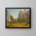 Chutes de Bridalveil, Yosemite-laakso, Kalifornia - Albert Bierstadt — kehystetty taideteos seinällä