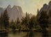 Rochers de la cathédrale, vallée de Yosemite - Albert Bierstadt — näkymä teoksesta