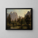 Rochers de la cathédrale, vallée de Yosemite - Albert Bierstadt — kehystetty taideteos seinällä