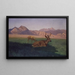 Cerf-maalaus - Albert Bierstadt — kehystetty taideteos seinällä