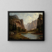 Portes du Yosemite - Albert Bierstadt — kehystetty taideteos seinällä