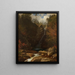 Chutes de Glen Ellis - Albert Bierstadt — kehystetty taideteos seinällä