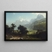 Lac Lucerne - Albert Bierstadt — kehystetty taideteos seinällä