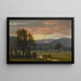 Maisemamaalaus karjalla - Albert Bierstadt — kehystetty taideteos seinällä