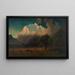 Mont Adamsin maalaus, Washington - Albert Bierstadt — kehystetty taideteos seinällä