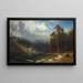 Mont Corcoran-maalaus - Albert Bierstadt — kehystetty taideteos seinällä