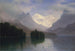 Vuoristokohtausmaalaus - Albert Bierstadt — näkymä teoksesta