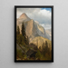 Maalauksen jäljennös Yosemite-laakson Pohjois-Dome - Albert Bierstadt