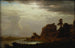 Sweetwater-joen rannalla Pirunportin lähellä - Albert Bierstadt — näkymä teoksesta