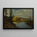 Uloskäynti Tahoe-järvelle - Albert Bierstadt — kehystetty taideteos seinällä