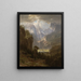 Montagnes Rocheuses Lander's Peak - Albert Bierstadt — kehystetty taideteos seinällä