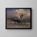 Esquisse pour Les Derniers Bison - Albert Bierstadt — kehystetty taideteos seinällä