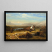 Albert Bierstadt - Viimeinen biisoni — kehystetty taideteos seinällä