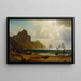 La Marina Piccola Capri - Albert Bierstadt — kehystetty taideteos seinällä