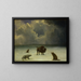 Piégé - Albert Bierstadt — kehystetty taideteos seinällä