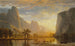 Yosemiten laakson maalaus - Albert Bierstadt — näkymä teoksesta
