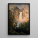 Yellowstone-joen putoukset - Albert Bierstadt — kehystetty taideteos seinällä
