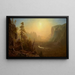 Yosemite-laakson maalaus, Glacier Pointin polku - Albert Bierstadt — kehystetty taideteos seinällä