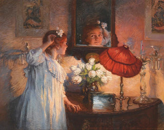 Albert Chevallier Tayler - The Mirror.webp