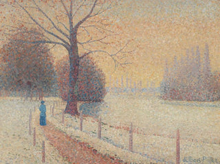 Le Puy en hiver - Albert Dubois-Pillet — näkymä teoksesta