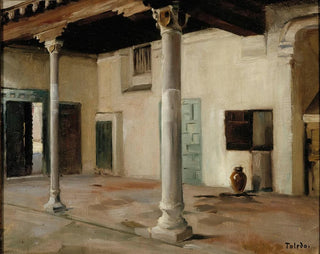Albert Edelfelt - Courtyard in Toledo.webp