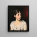 Fille en robe blanche - Albert Edelfelt — kehystetty taideteos seinällä