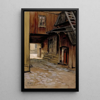 Albert Edelfelt - House in Porvoo.webp