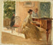 Dans le salon à Haiko - Albert Edelfelt — näkymä teoksesta