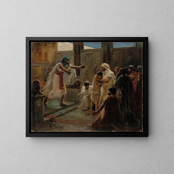 Joseph ja hänen veljensä - Albert Edelfelt — kehystetty taideteos seinällä