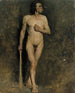 Modèle masculin - Albert Edelfelt — näkymä teoksesta