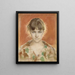 Mannequin parisien en robe de chambre - Albert Edelfelt — kehystetty taideteos seinällä