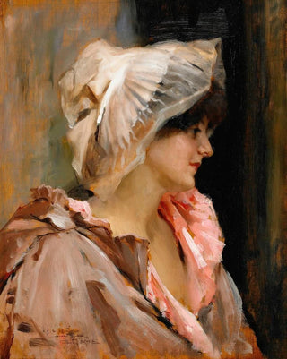 Albert Edelfelt - Parisian lady in a Peignoir.webp