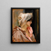 Dame parisienne en peignoir - Albert Edelfelt — kehystetty taideteos seinällä