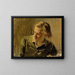 Portrait d'un jeune homme - Albert Edelfelt — kehystetty taideteos seinällä