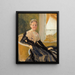 Portrait de la comtesse Elisabeth Wachtmaister, esquisse de composition - Albert Edelfelt — kehystetty taideteos seinällä