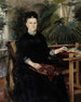Portrait De Mme Anna Sinebrychoff - Albert Edelfelt — näkymä teoksesta