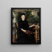 Portrait De Mme Anna Sinebrychoff - Albert Edelfelt — kehystetty taideteos seinällä