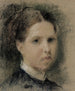 Annie Edelfeltin muotokuva - Albert Edelfelt — näkymä teoksesta