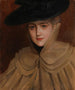 Portrait d'une jeune femme - Albert Edelfelt — näkymä teoksesta