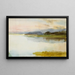 Rivage-maalaus iltana iltata landscape - Albert Edelfelt — kehystetty taideteos seinällä