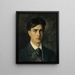 Autoportrait - Albert Edelfelt — kehystetty taideteos seinällä