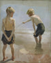 Tutkimus pojille, jotka leikkivät rannalla - Albert Edelfelt — näkymä teoksesta