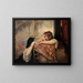 La Parisienne Virginie - Albert Edelfelt — kehystetty taideteos seinällä