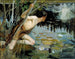 Nuori mies ja merenneito (luonnos) - Albert Edelfelt — näkymä teoksesta
