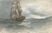 Laiva merellä - Albert Ernest Markes — näkymä teoksesta