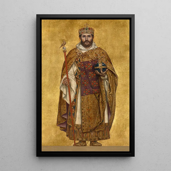 Maalauksen jäljennös Baudouin III - Albert Frans Lieven De Vriendt