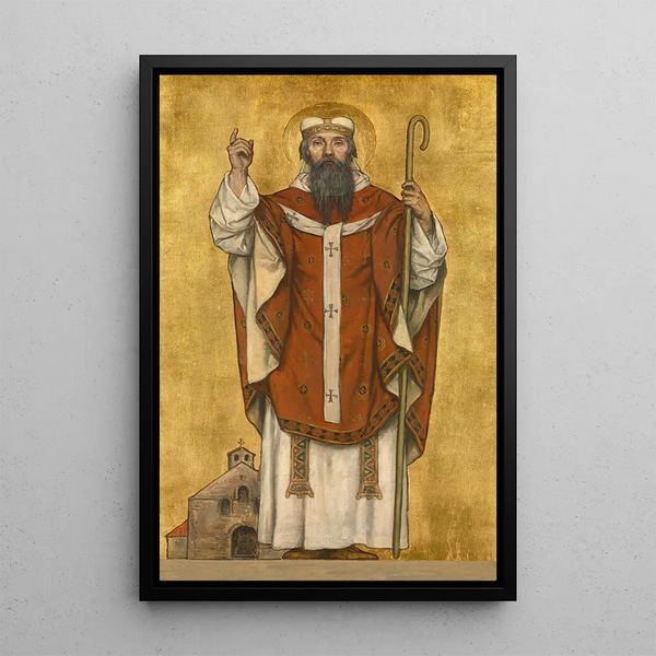 Maalauksen jäljennös Saint Bonifacen maalaus Mainzistä - Albert Frans Lieven De Vriendt