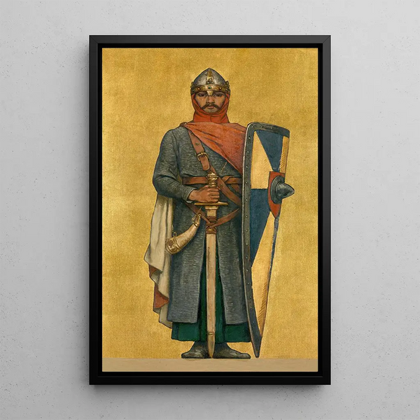 Maalauksen jäljennös Thierry d'Alsace - Albert Frans Lieven De Vriendt