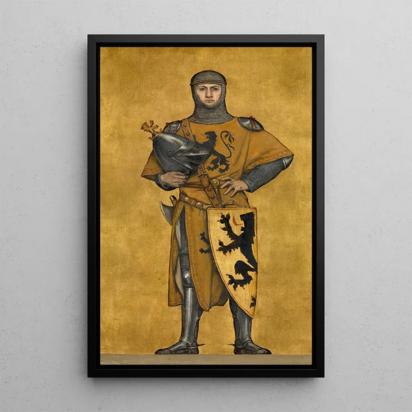 Maalauksen jäljennös Guillaume de Juliers - Albert Frans Lieven De Vriendt